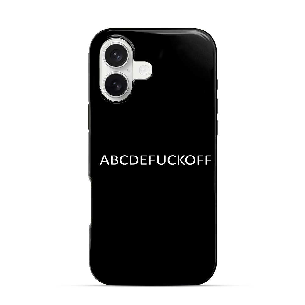 ABCDEF**K iPhone 17 Case