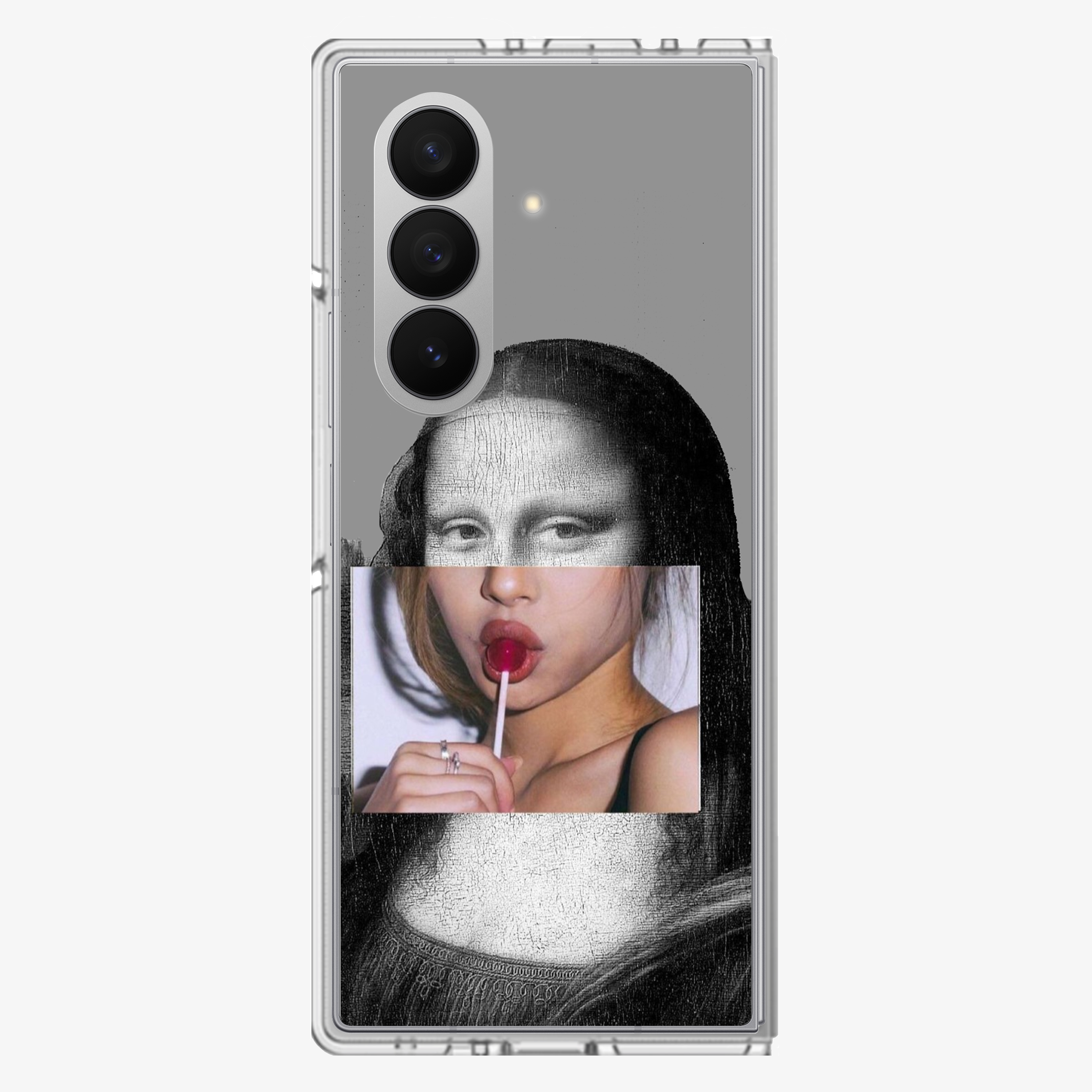 La Mona Lisa Samsung Z Fold Phone Case