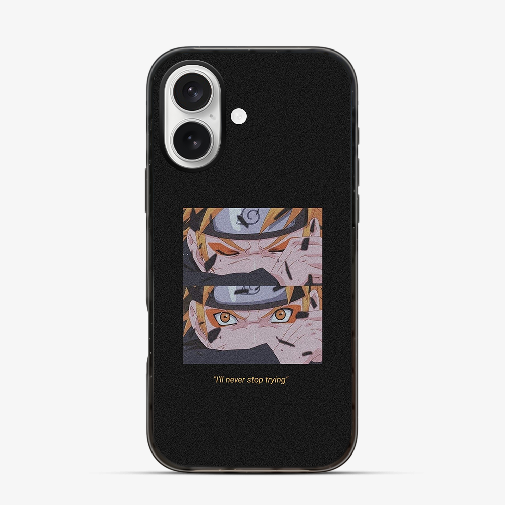 Anime Naruto Never Stop Trying iPhone 17 Case
