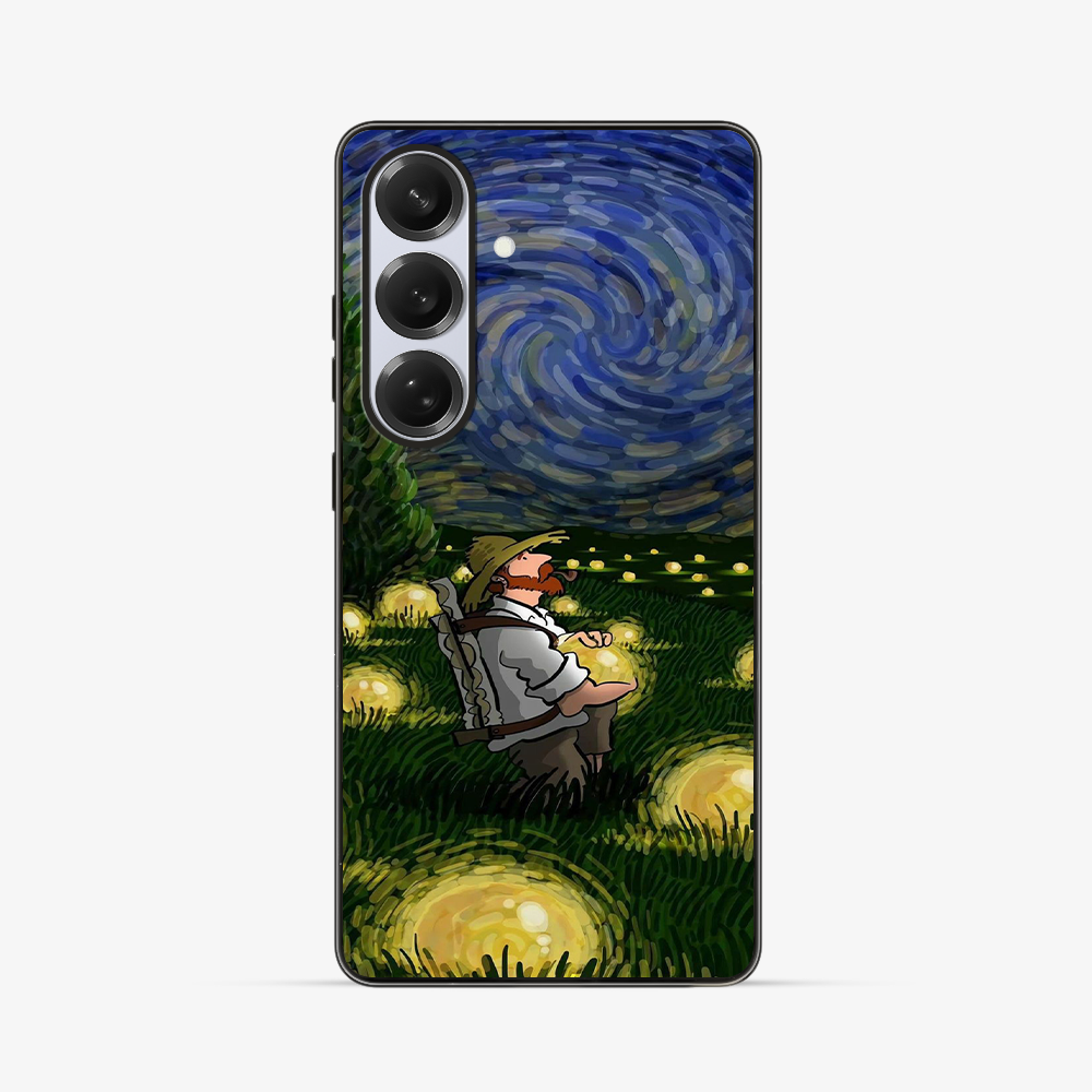 Multiple Paints Samsung Phone Case | Van Gogh Clear Silicone Case