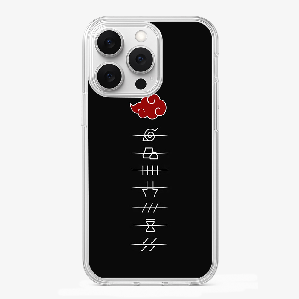 Anime Symbol Phone Case Glass Case