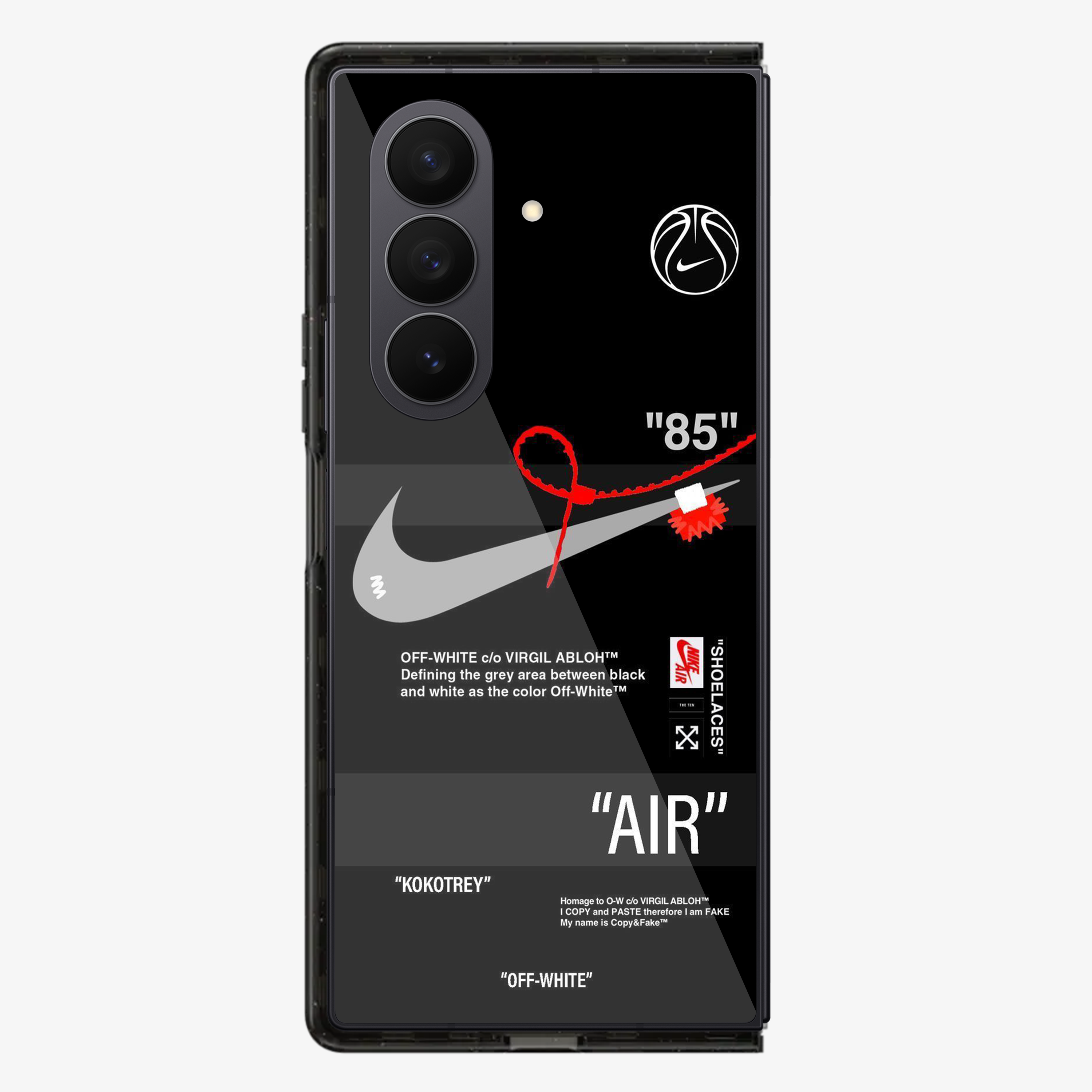 Nike | Nasa OffWhite Samsung Z Fold Phone Case