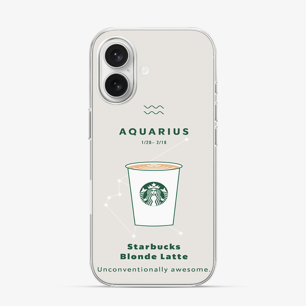 Aqaurius | Starbucks iPhone 17 Case