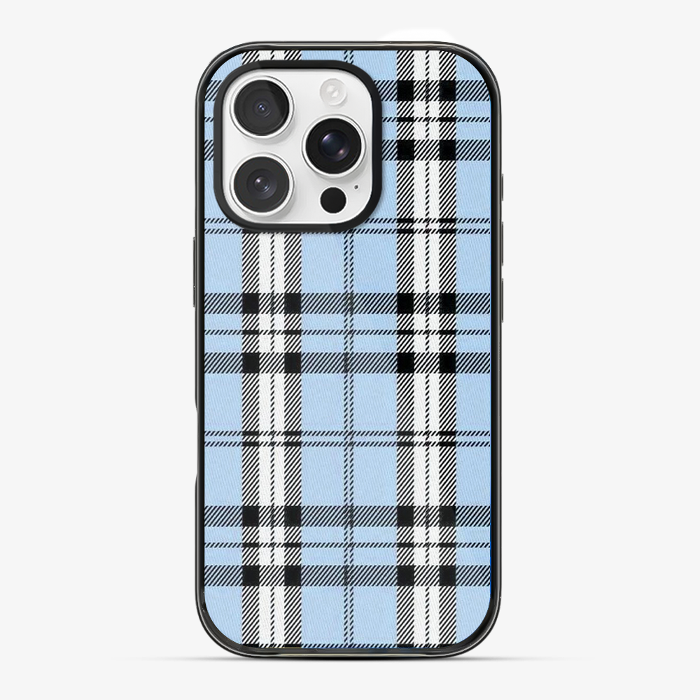 Plaid | Blue Phone Case Anti Yellow Silicone Case