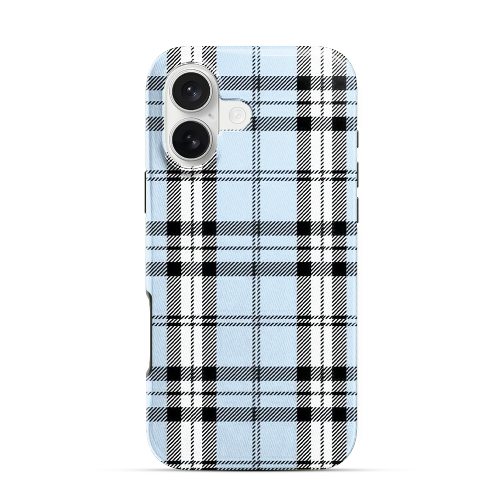 Plaid | Blue iPhone 16 Case
