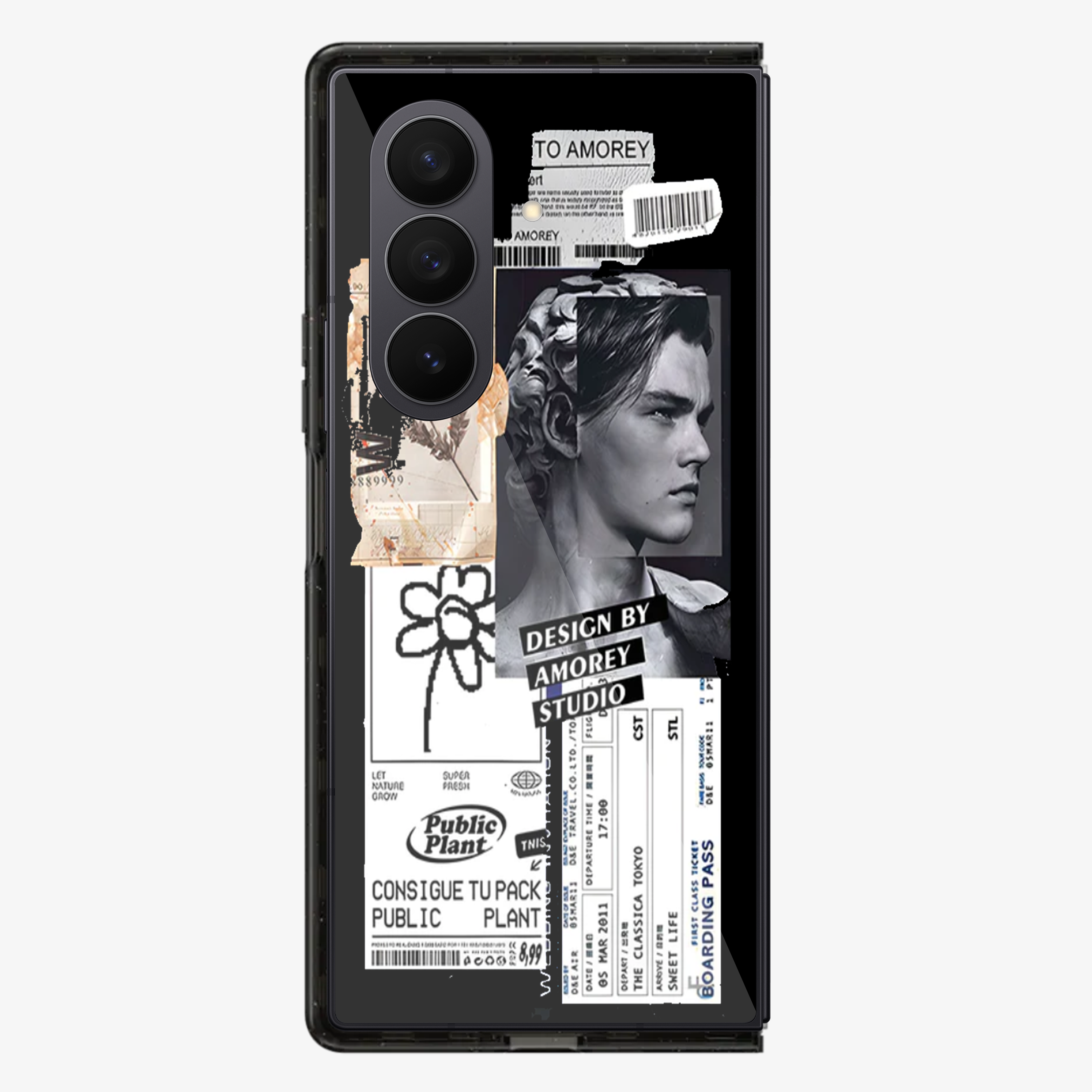 Public Plant Flower Samsung Z Fold Phone Case