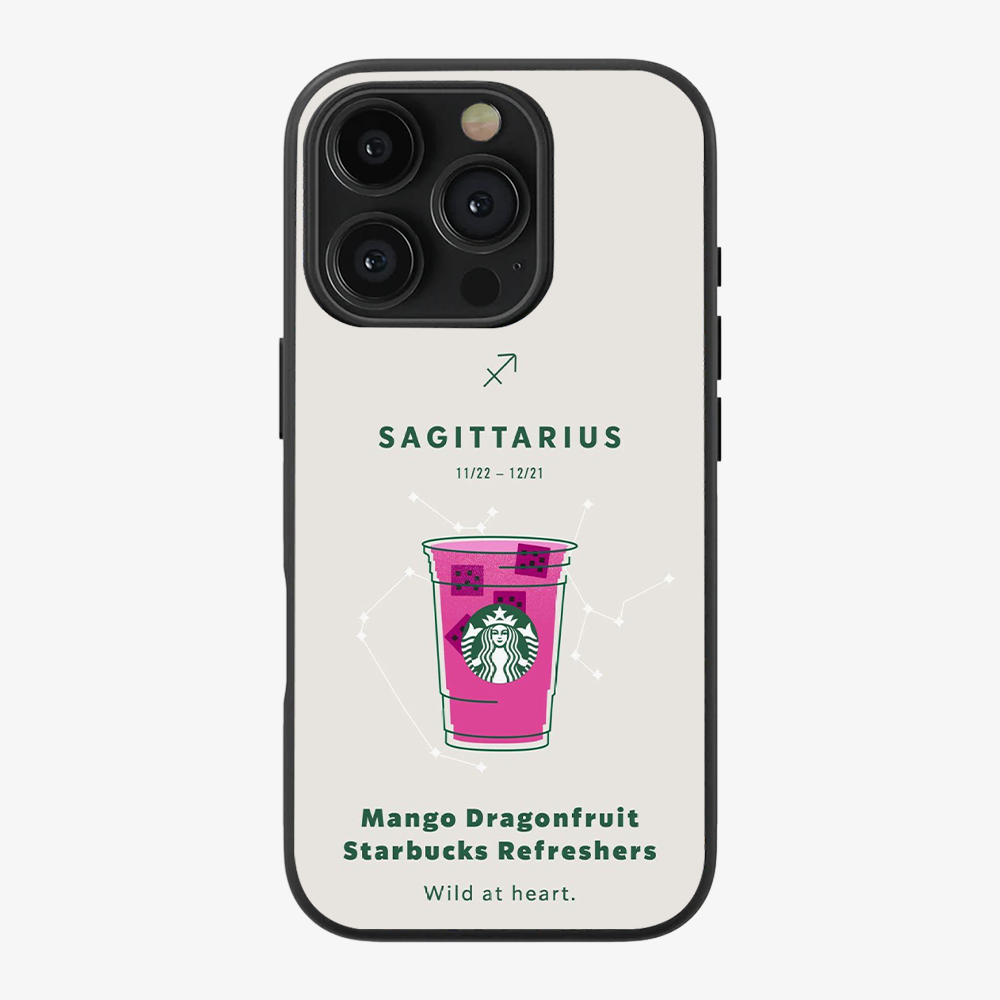 Sagittarius Phone Case | Starbucks Clear Silicone Case