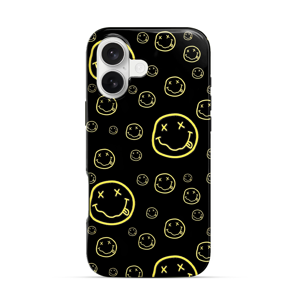 Smiley Black iPhone 17 Case