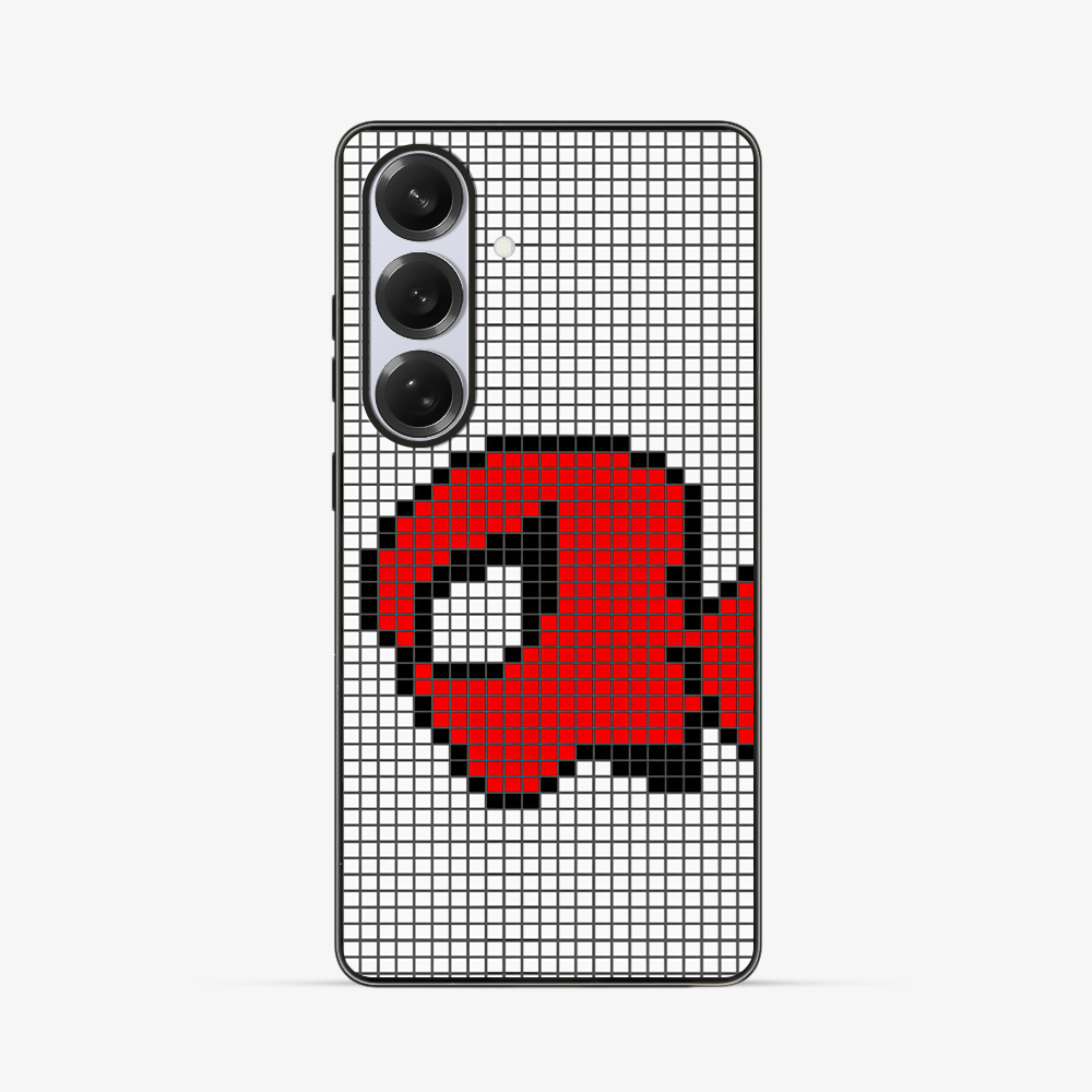 Spiderman Pixelized Samsung Phone Case Clear Silicone Case