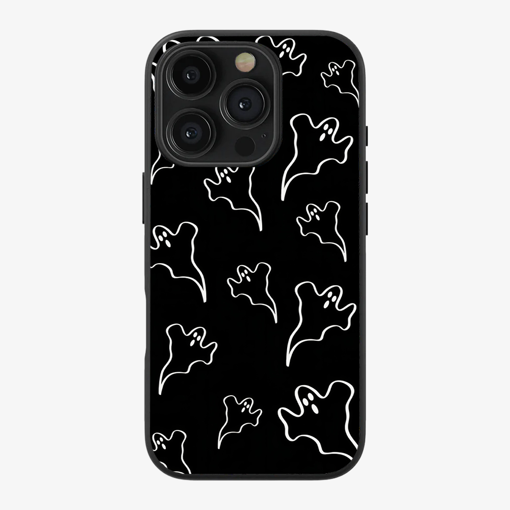 Spooky Phone Case Clear Silicone Case