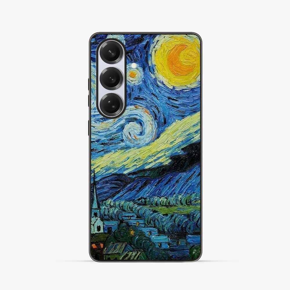 The Starry Night's - Vincent VanGogh Samsung Phone Case Clear Silicone Case