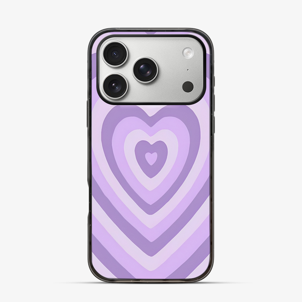 Y2K Purple Hearts iPhone 17 Pro Max Case