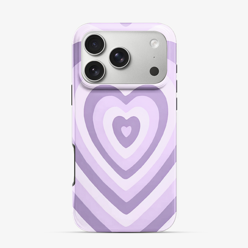 Y2K Purple Hearts iPhone 17 Pro Max Case