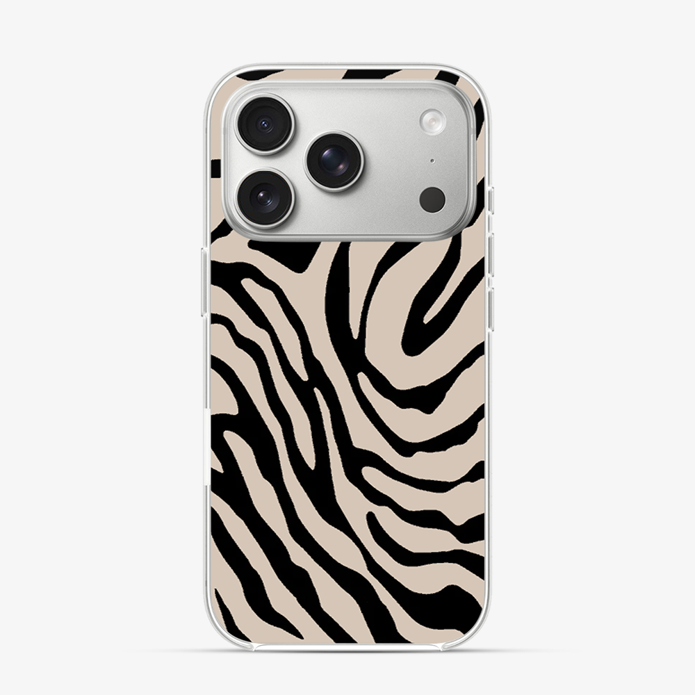 Zebra | Tan iPhone 17 Pro Case
