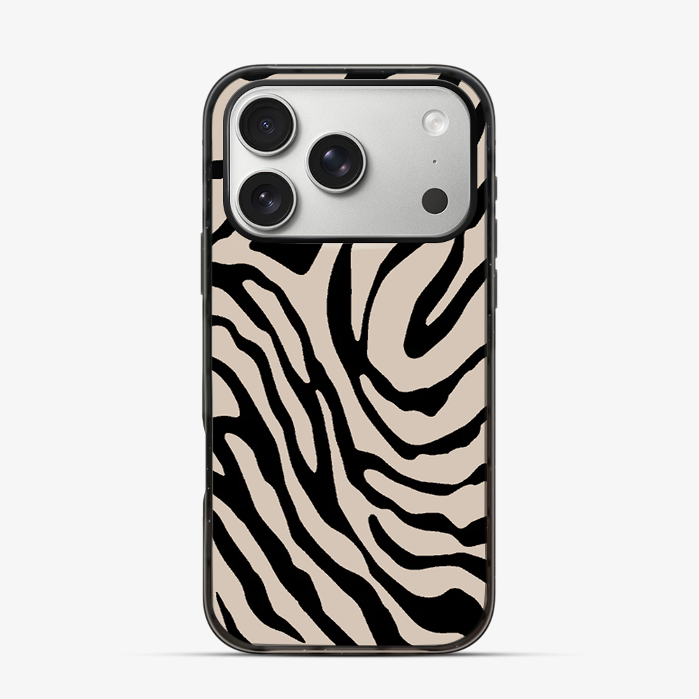 Zebra | Tan iPhone 17 Pro Case