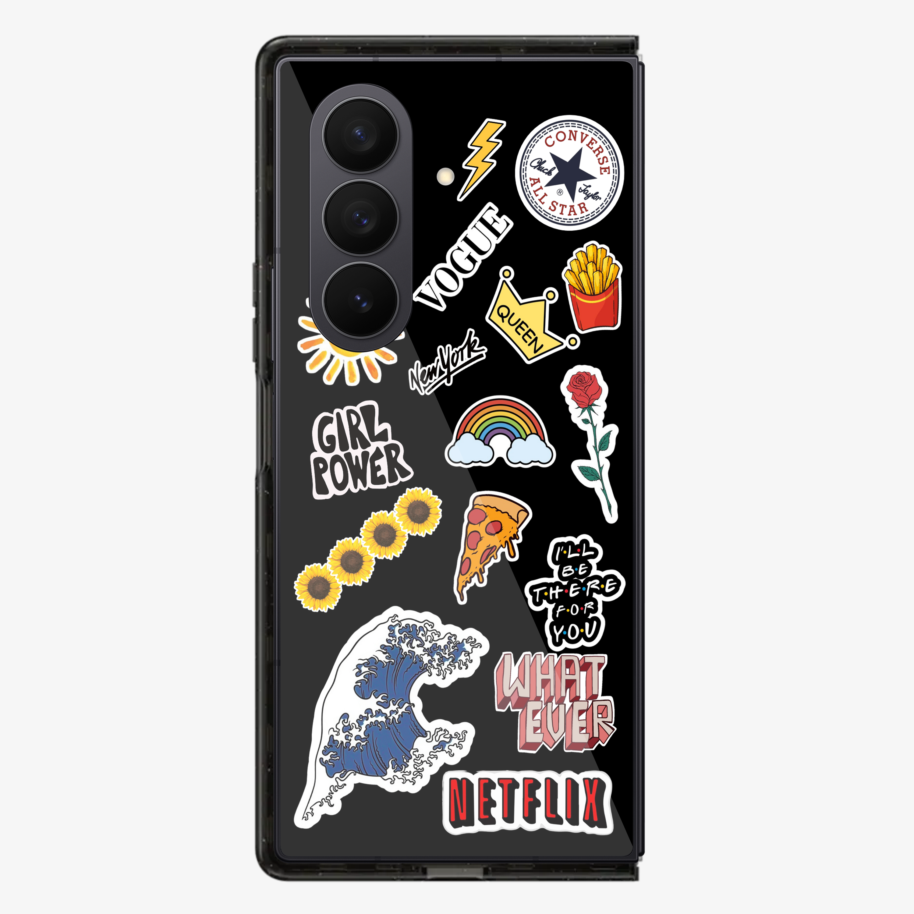 Vouge Sticker | Four Samsung Z Fold Phone Case