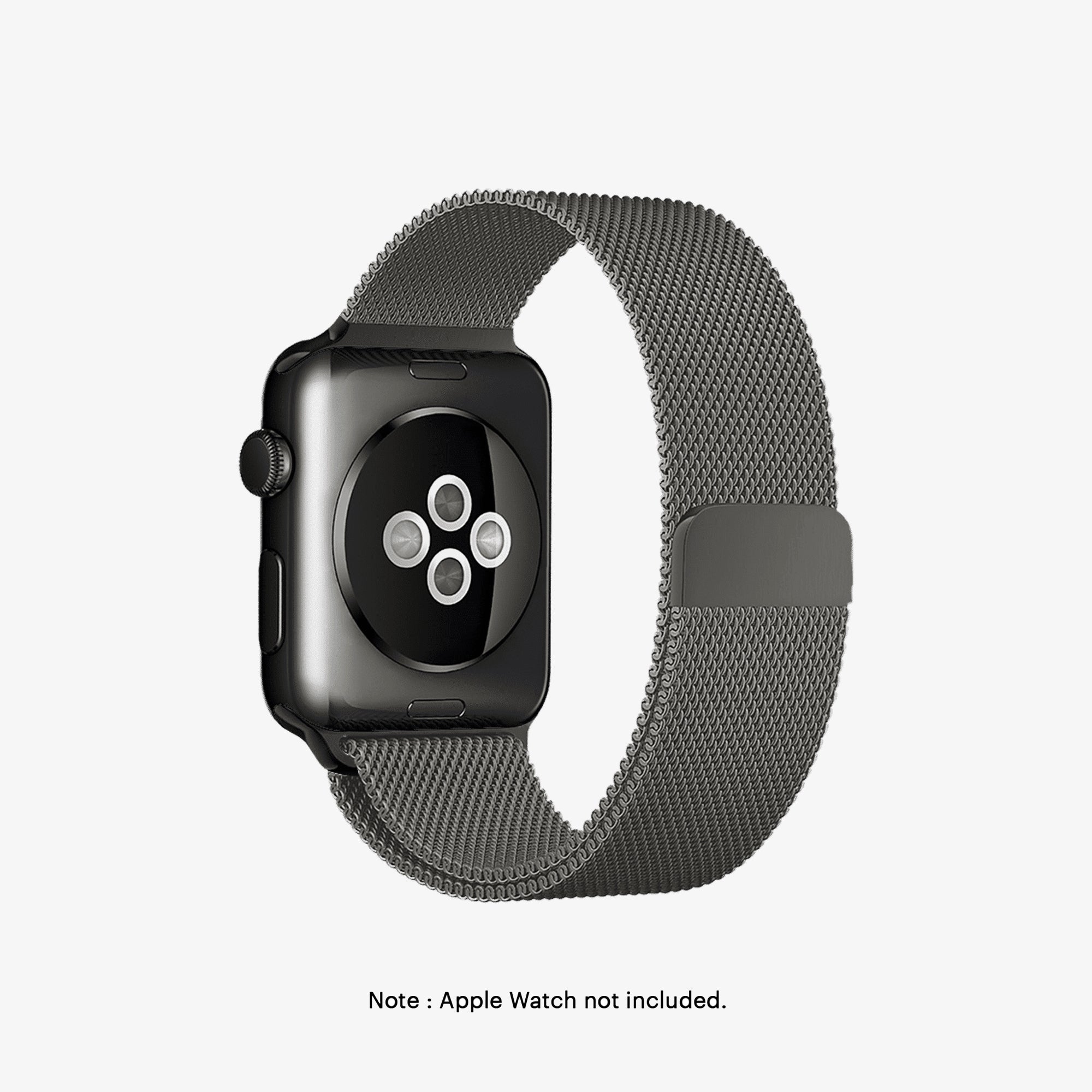 Graphite Magnetic Milanese Loop WatchBand