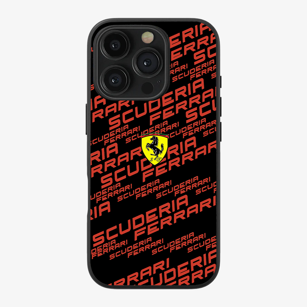 Scuderia Ferrari Phone Case Clear Silicone Case