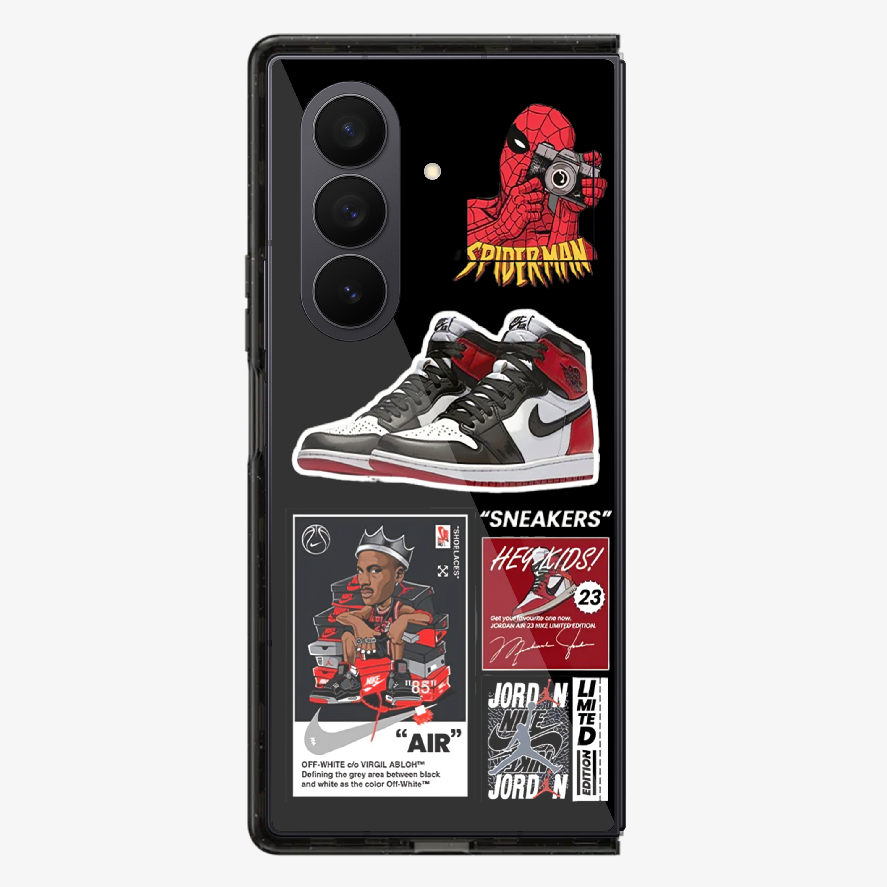 Sneaker Head Samsung Z Fold Phone Case