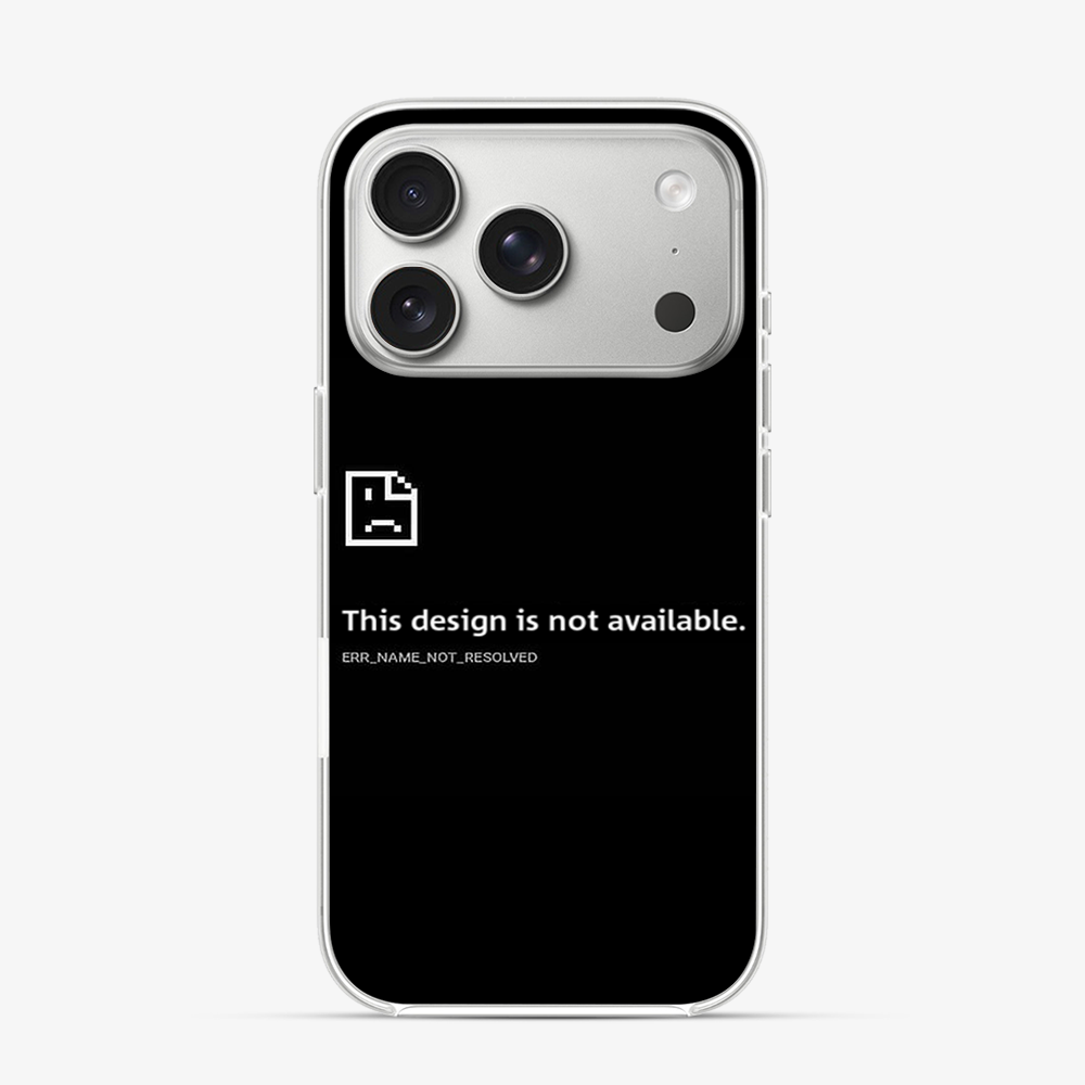 Design Not Found iPhone 17 Pro Case