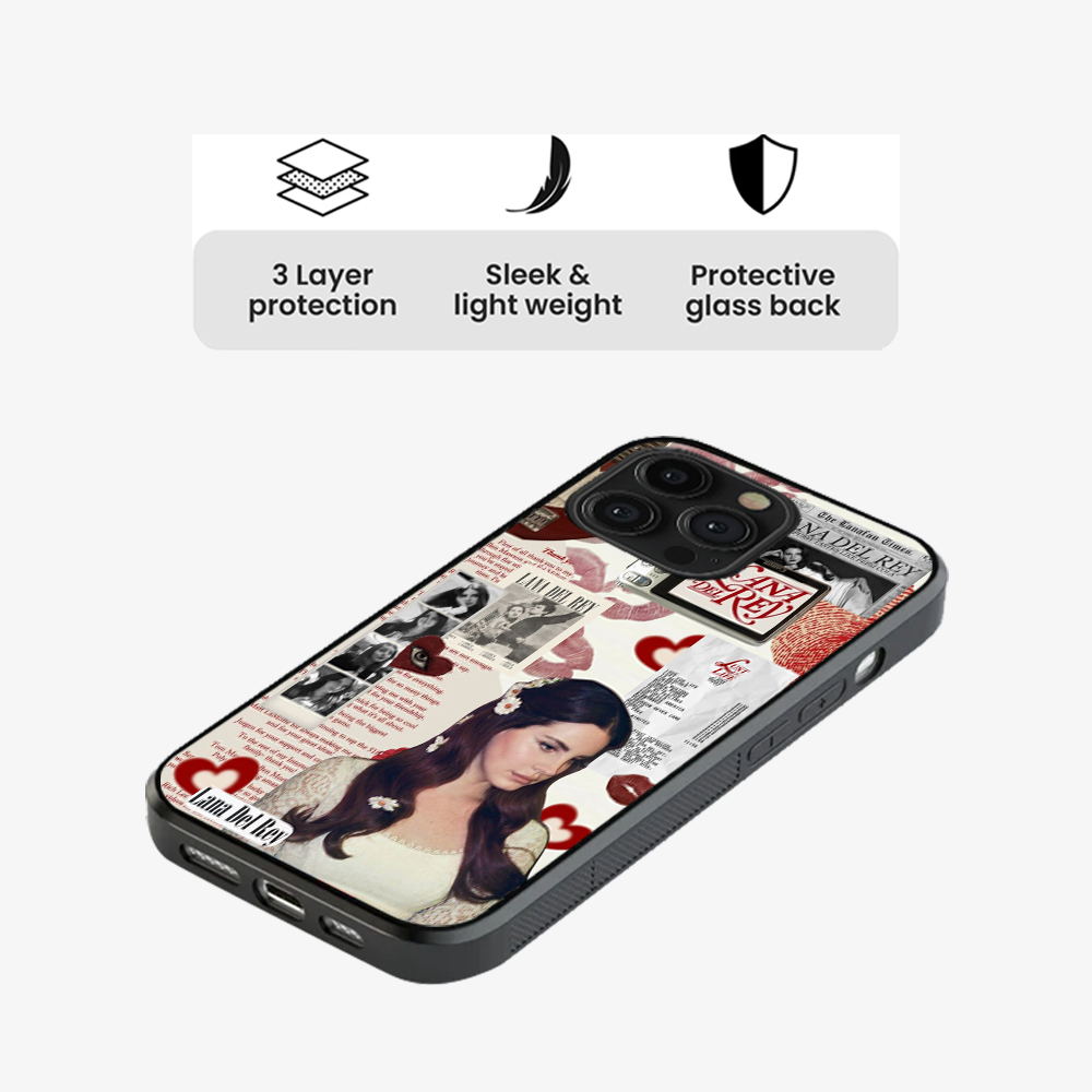 Lana Del Rey Sticker Phone Case
