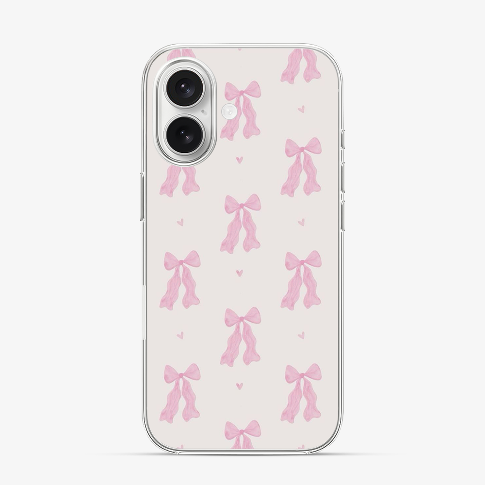 Coquette Pink Bow iPhone 17 Case