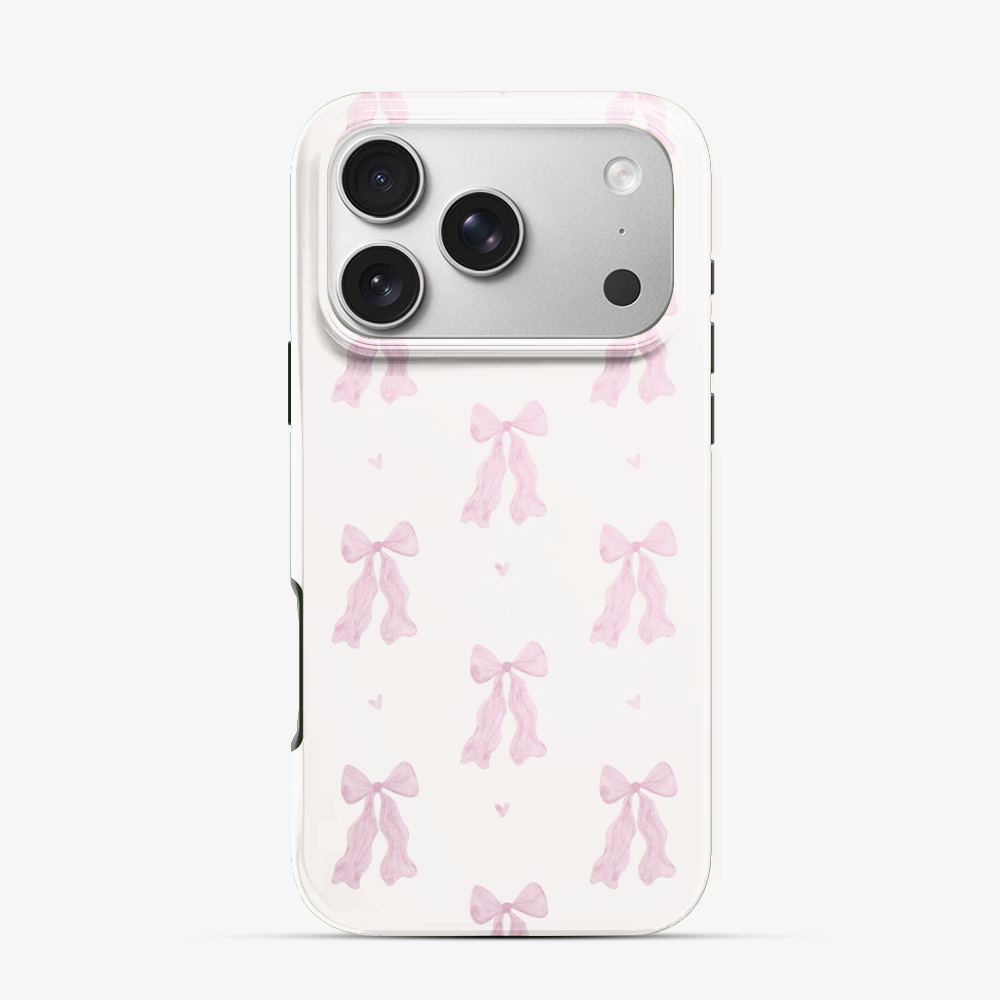 Coquette Pink Bow iPhone 17 Pro Max Case