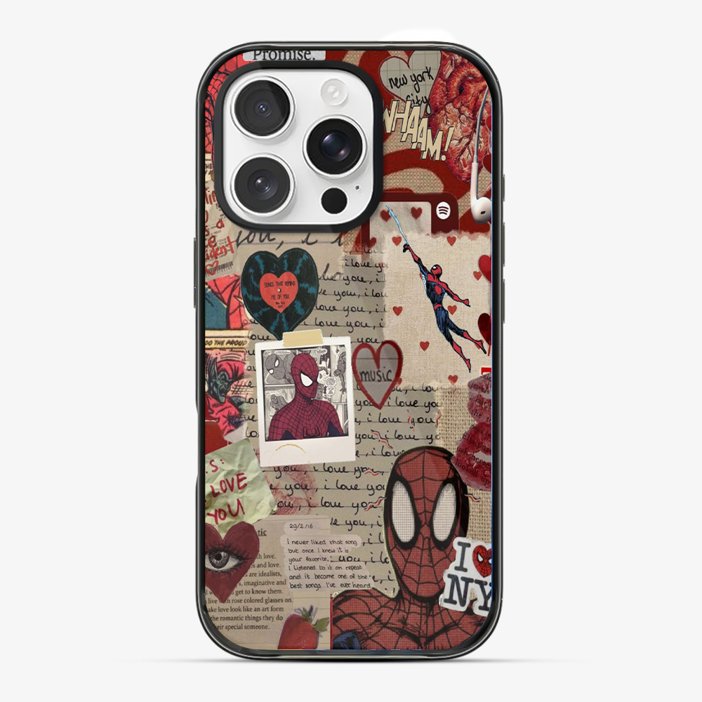 Spiderman X New York Phone Case Anti Yellow Silicone Case