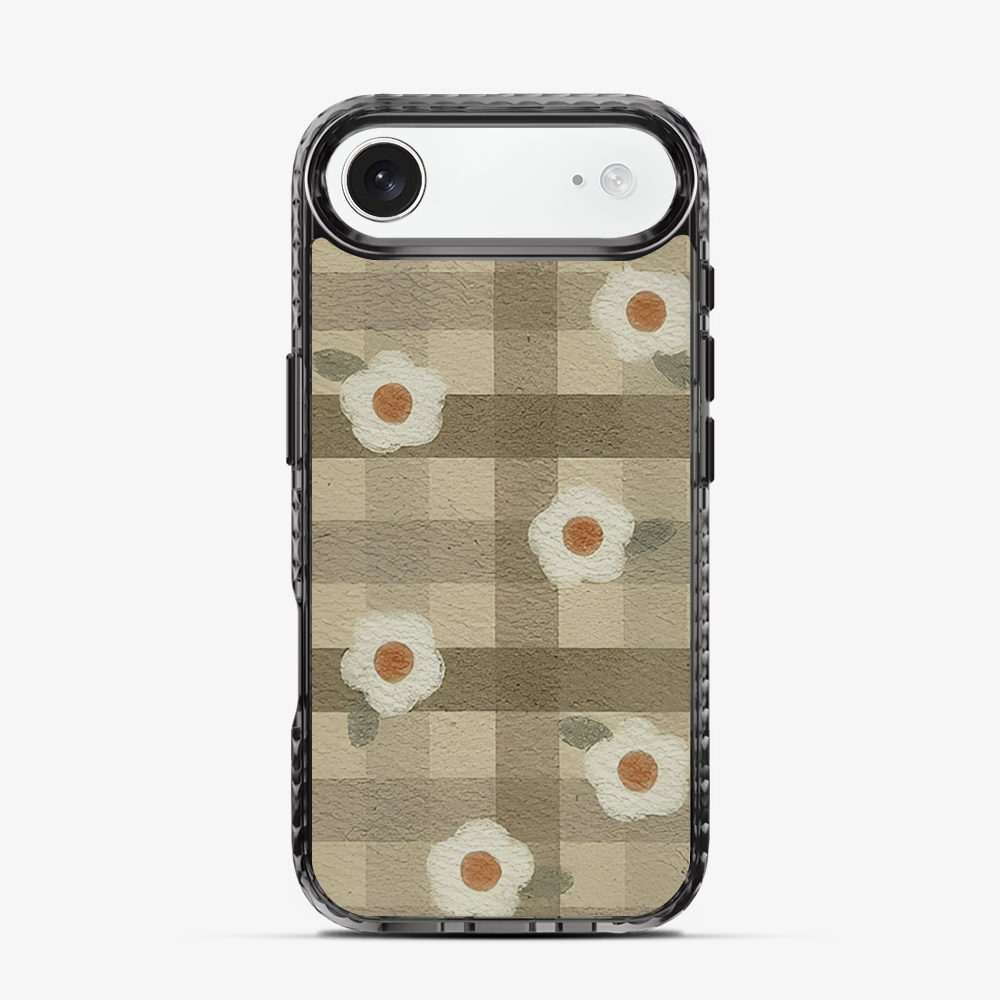 Checkered Flower iPhone Air Case