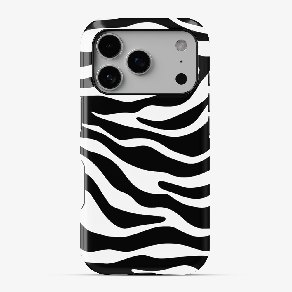 Zebra Phone Case | White