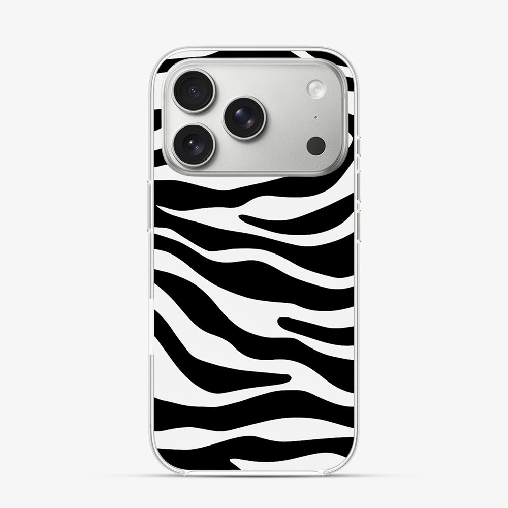 Zebra | White iPhone 17 Pro Max Case