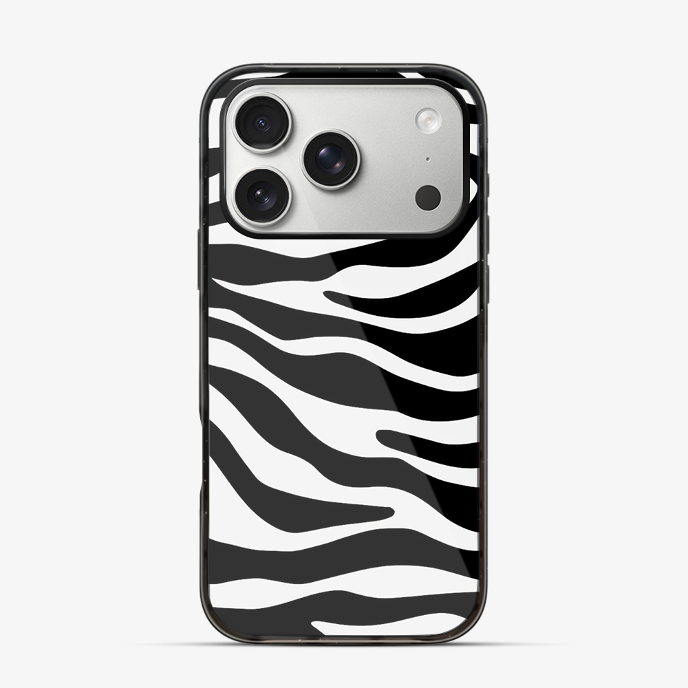 Zebra | White iPhone 17 Pro Max Case
