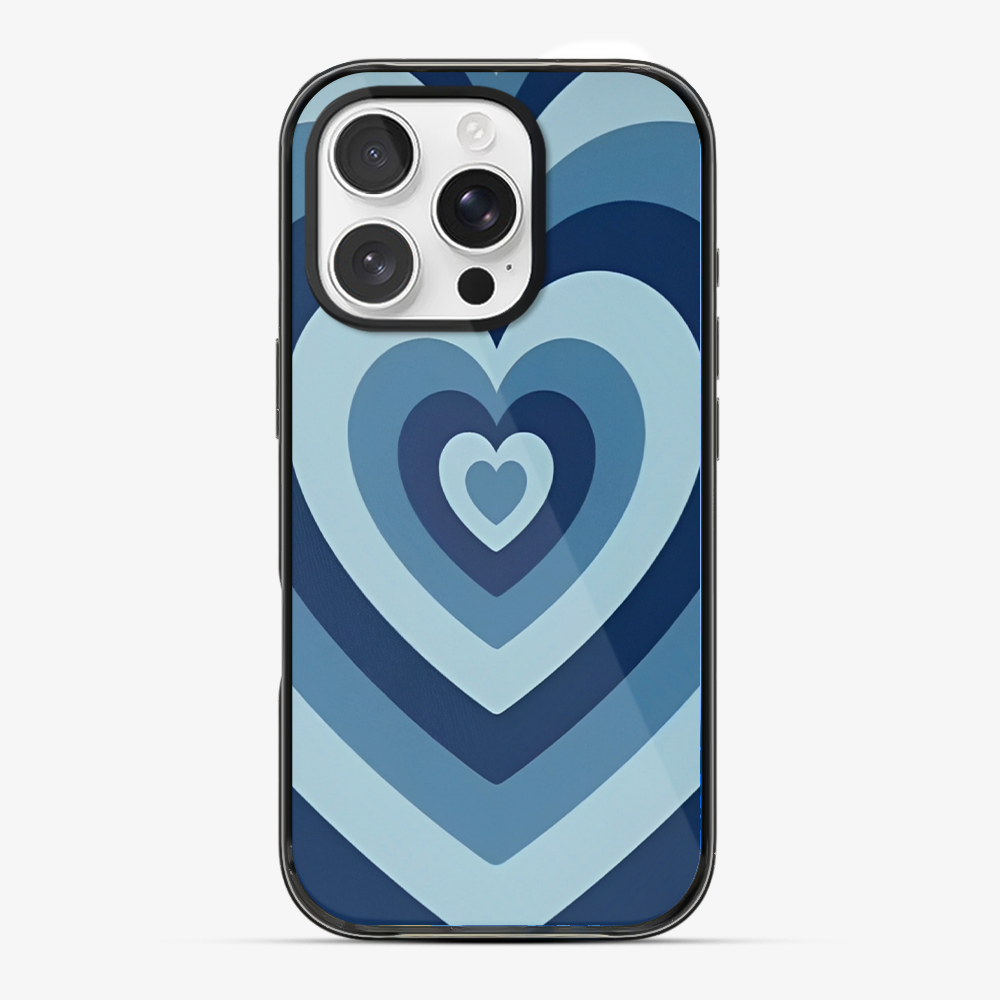 Blue heart Anti Yellow Silicone Case