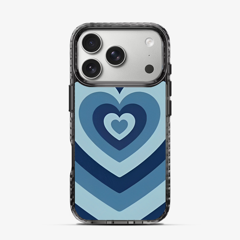 Blue heart iPhone 17 Pro Max Case