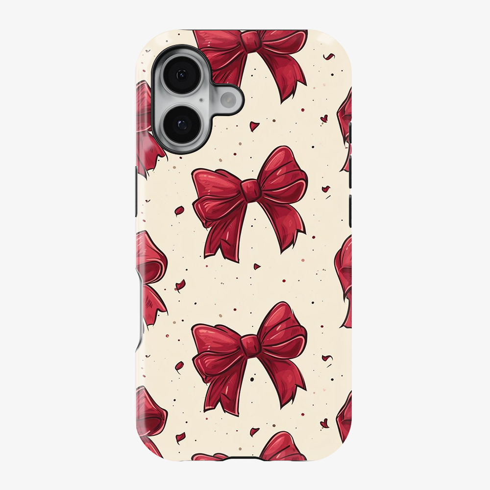 Bow And Heart Phone Case