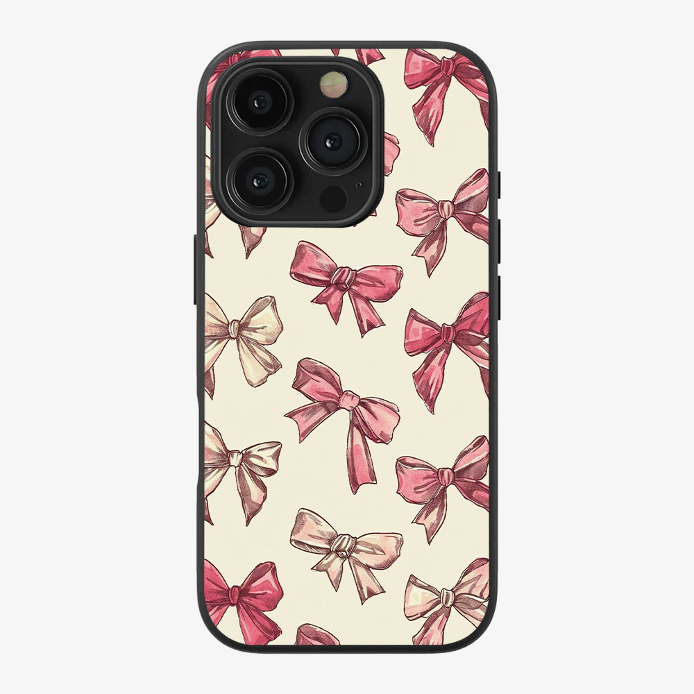 Multiple Bow's Phone Case Clear Silicone Case