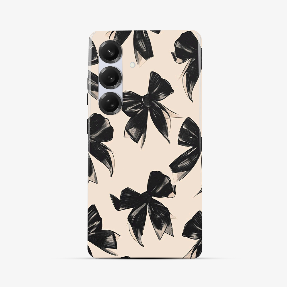 Coquette Black Bow Samsung Phone Case Tough Double Layer