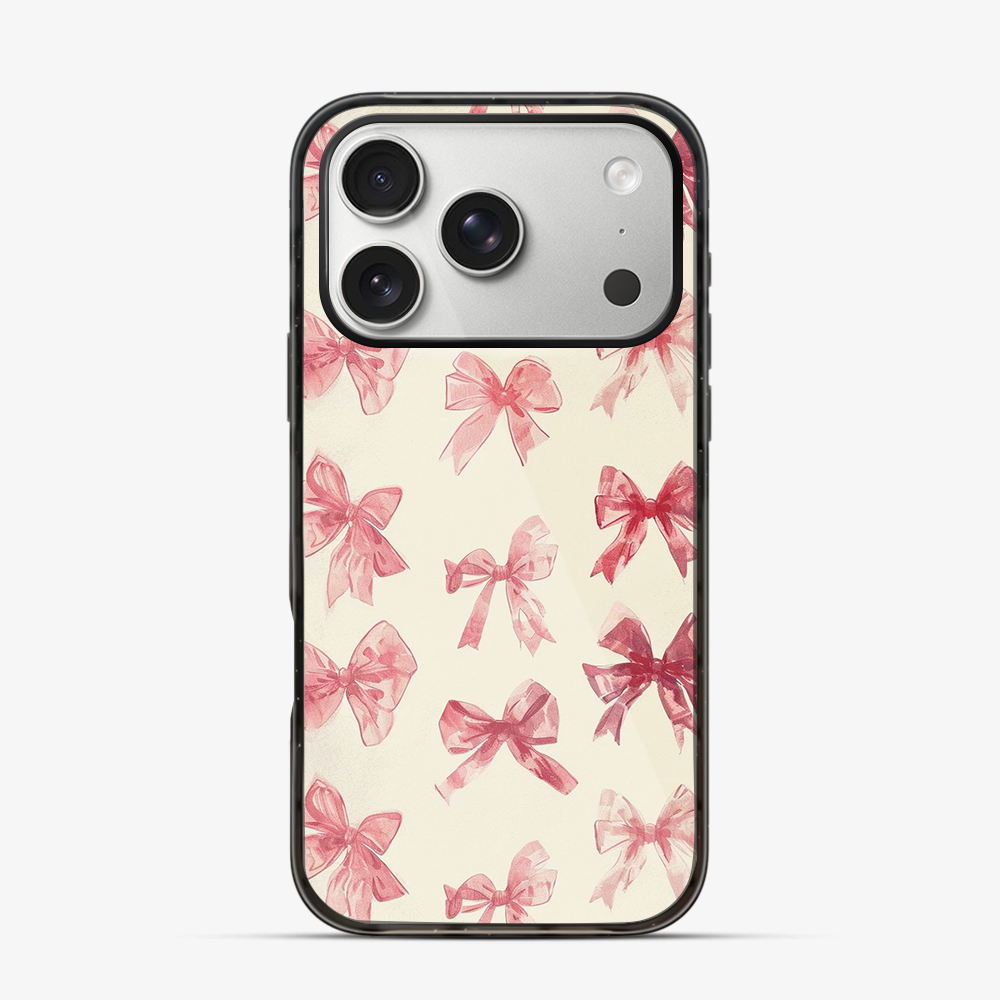 Coquette Sketchy Bow iPhone 17 Pro Max Case