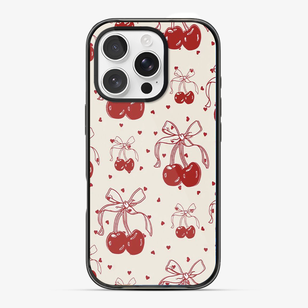 Cherry And The Bow Phone Case Anti Yellow Silicone Case