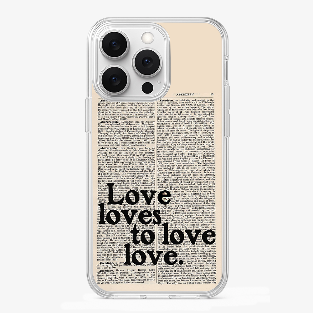 Love Loves to Love Phone Case Glass Case