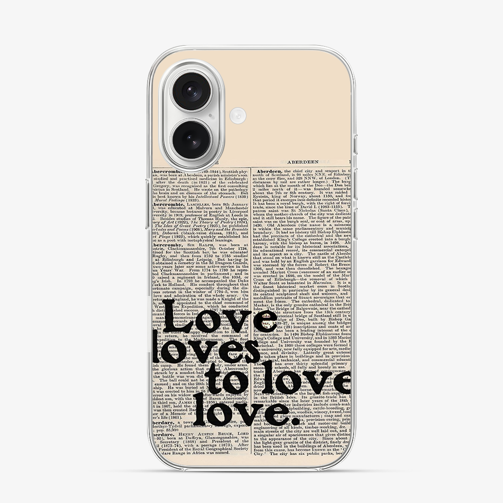 Love Loves to Love iPhone 17 Case