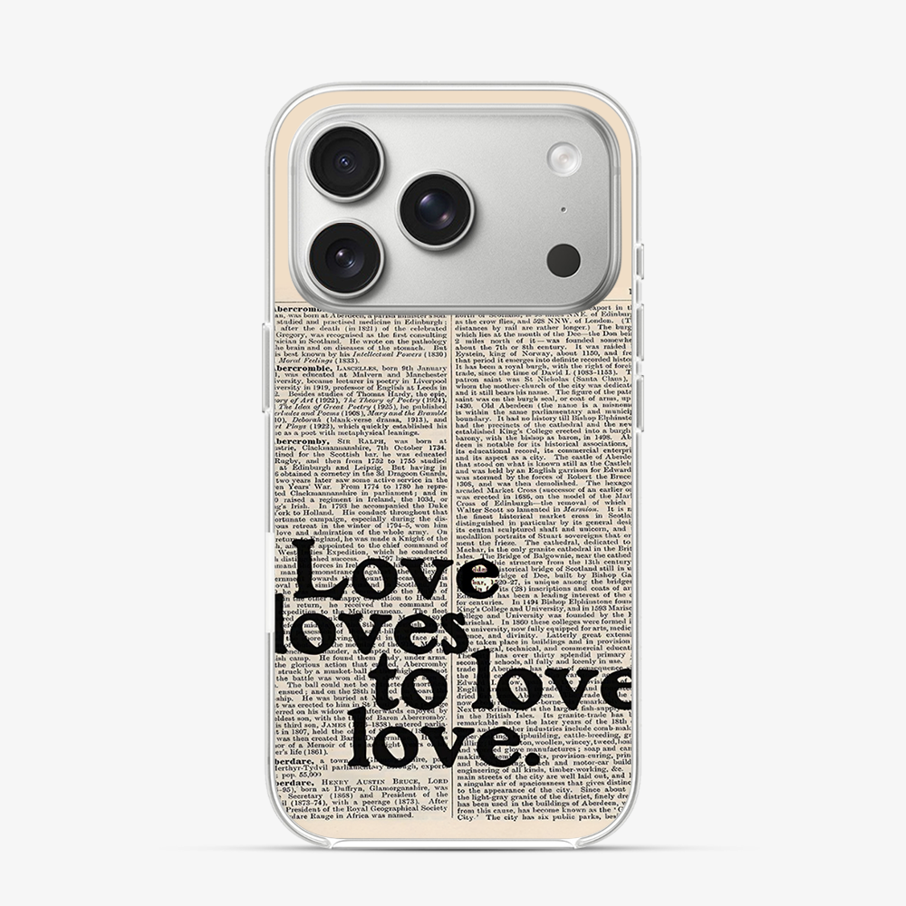 Love Loves to Love iPhone 17 Pro Max Case