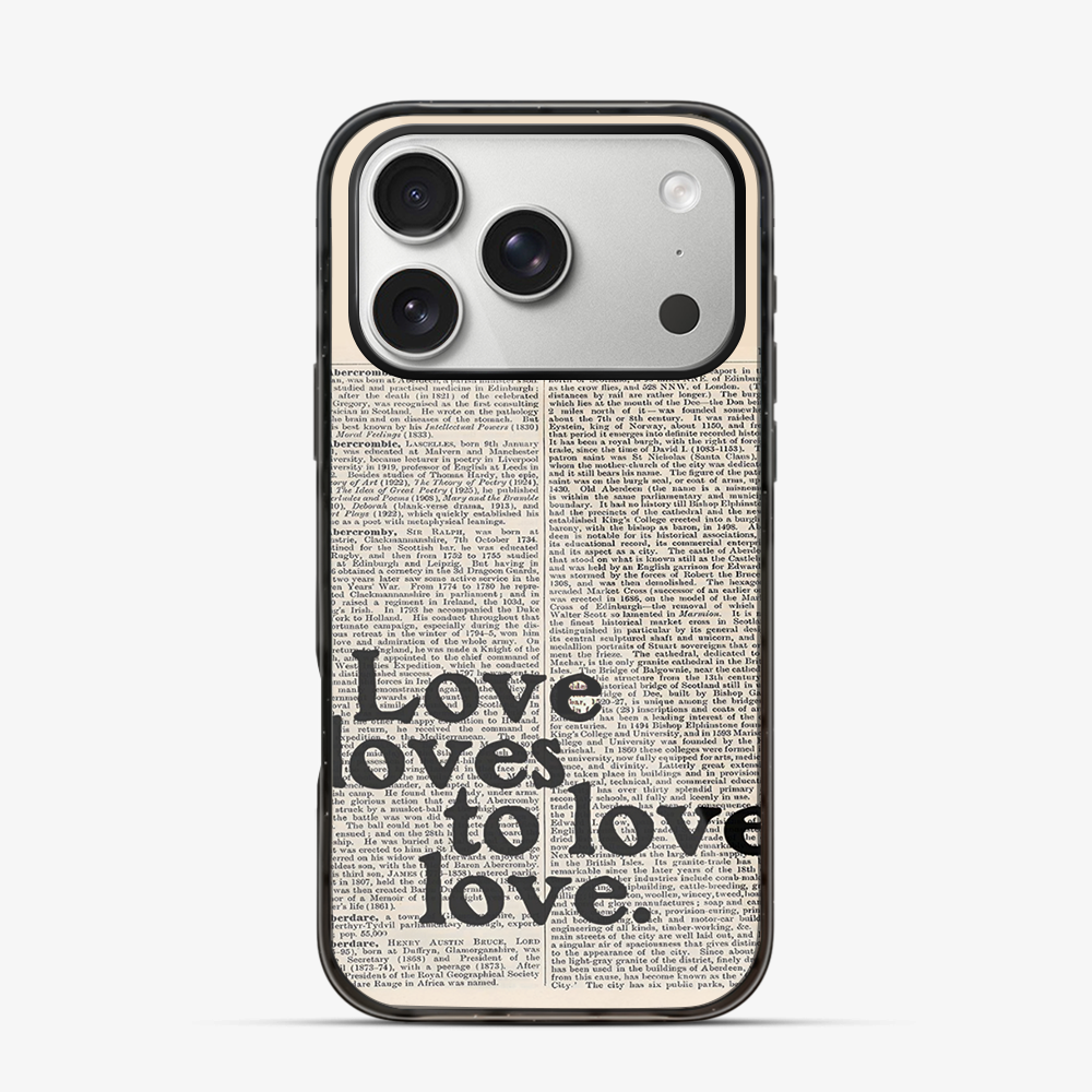 Love Loves to Love iPhone 17 Pro Max Case