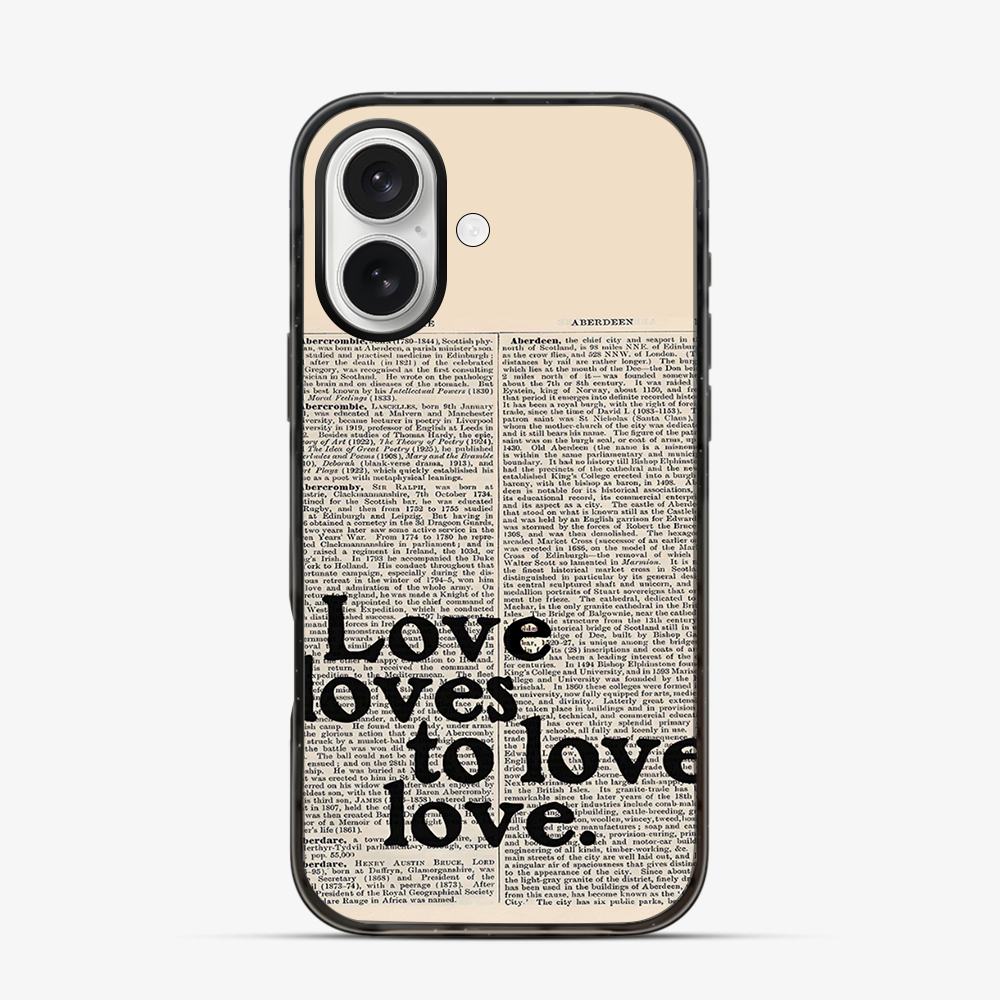 Love Loves to Love iPhone 17 Case