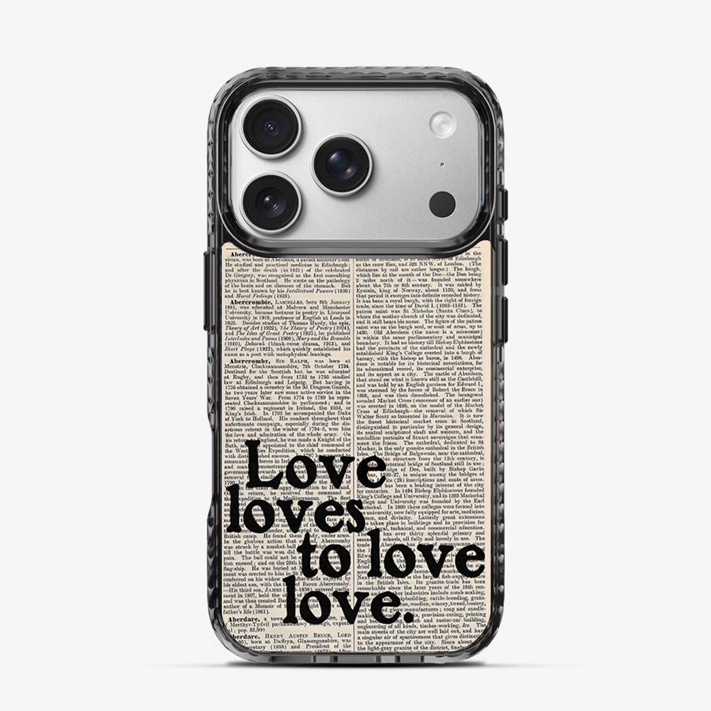 Love Loves to Love iPhone 17 Pro Max Case