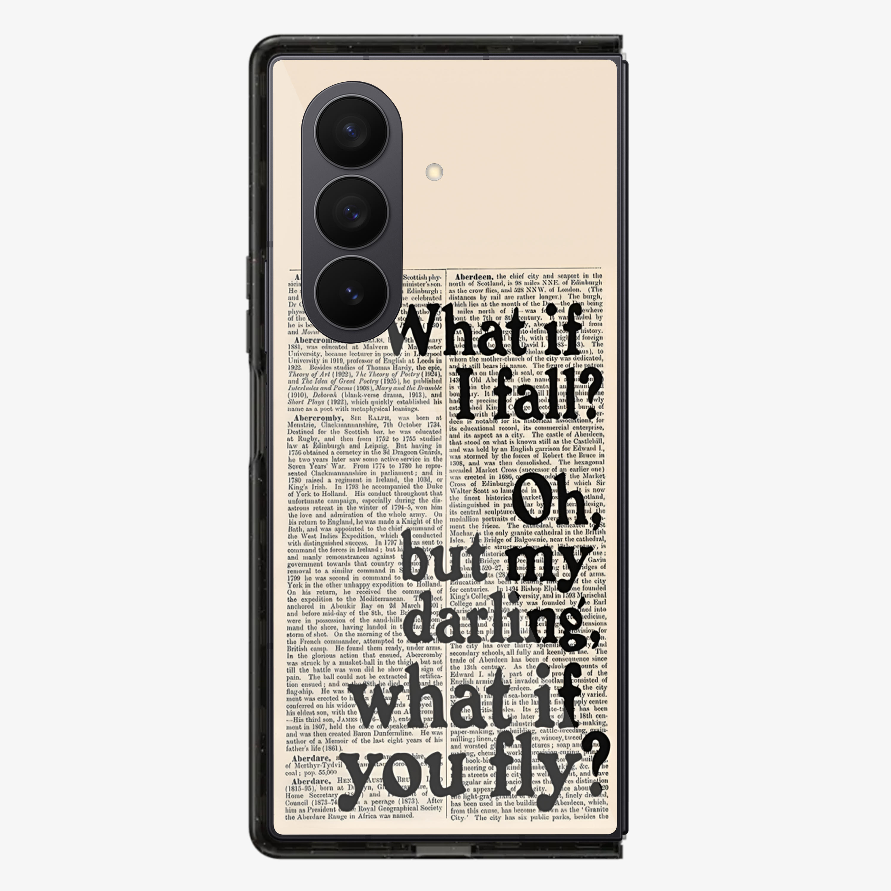 What If You FLY Samsung Z Fold Phone Case