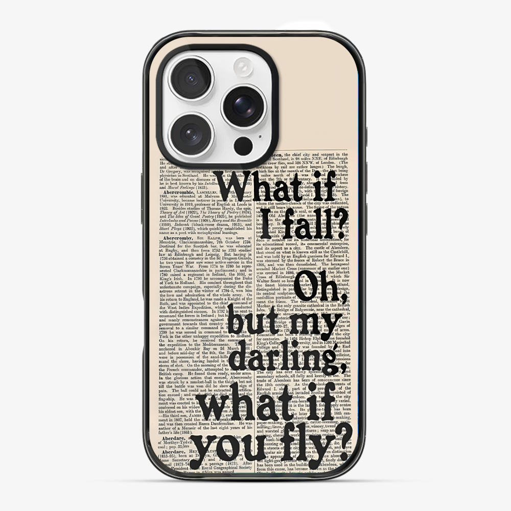 What If You FLY Phone Case Anti Yellow Silicone Case