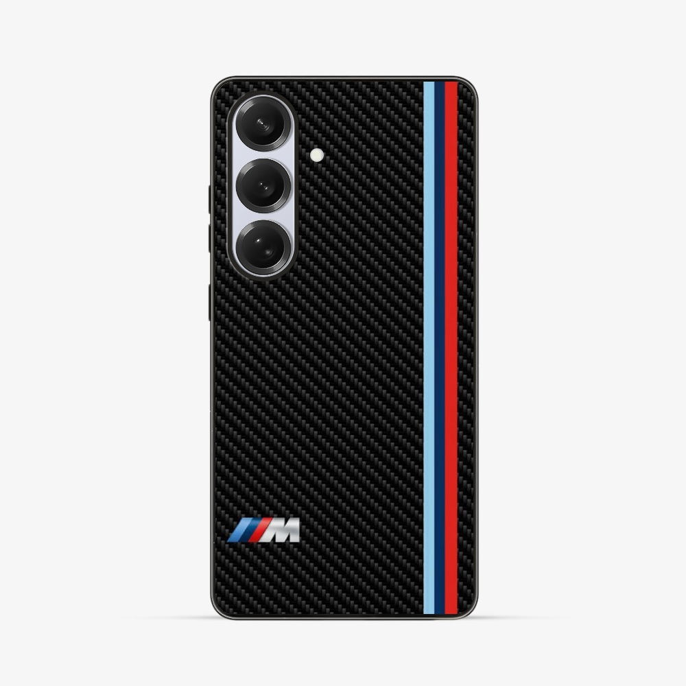 BMW Carbon Fibre Samsung Phone Case | One Clear Silicone Case