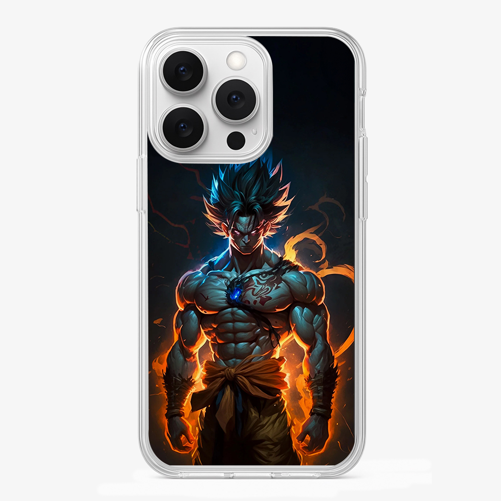 Anime Goku Ultra Instinct Phone Case Glass Case
