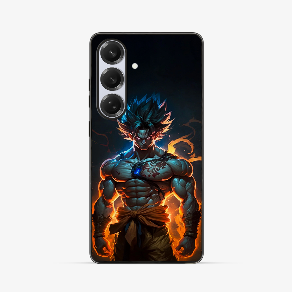 Anime Goku Ultra Instinct Samsung Phone Case Clear Silicone Case